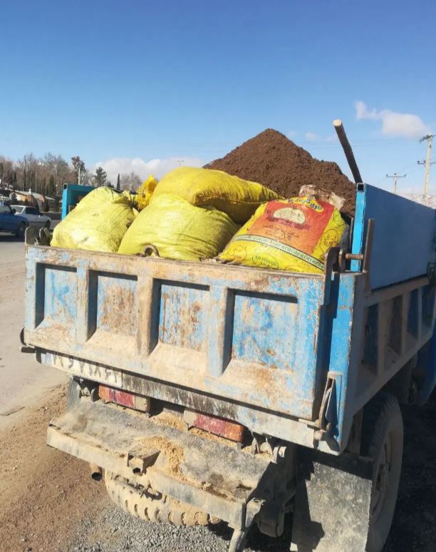 فروش کود حیوانی خشک شده پوسیده بدون اشغال در شیراز