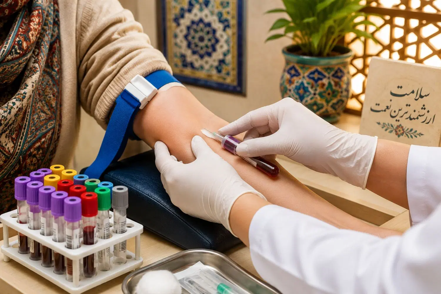 آموزش خونگیری و پذیرش بیمار در شیراز، معالی‌آباد