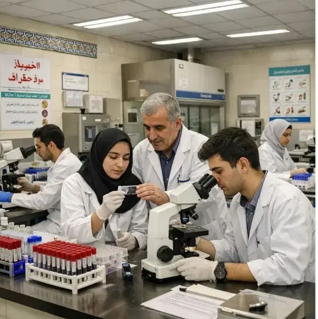 آموزش و کارآموزی آزمایشگاه تشخیص طبی در شیراز، هفت تنان
