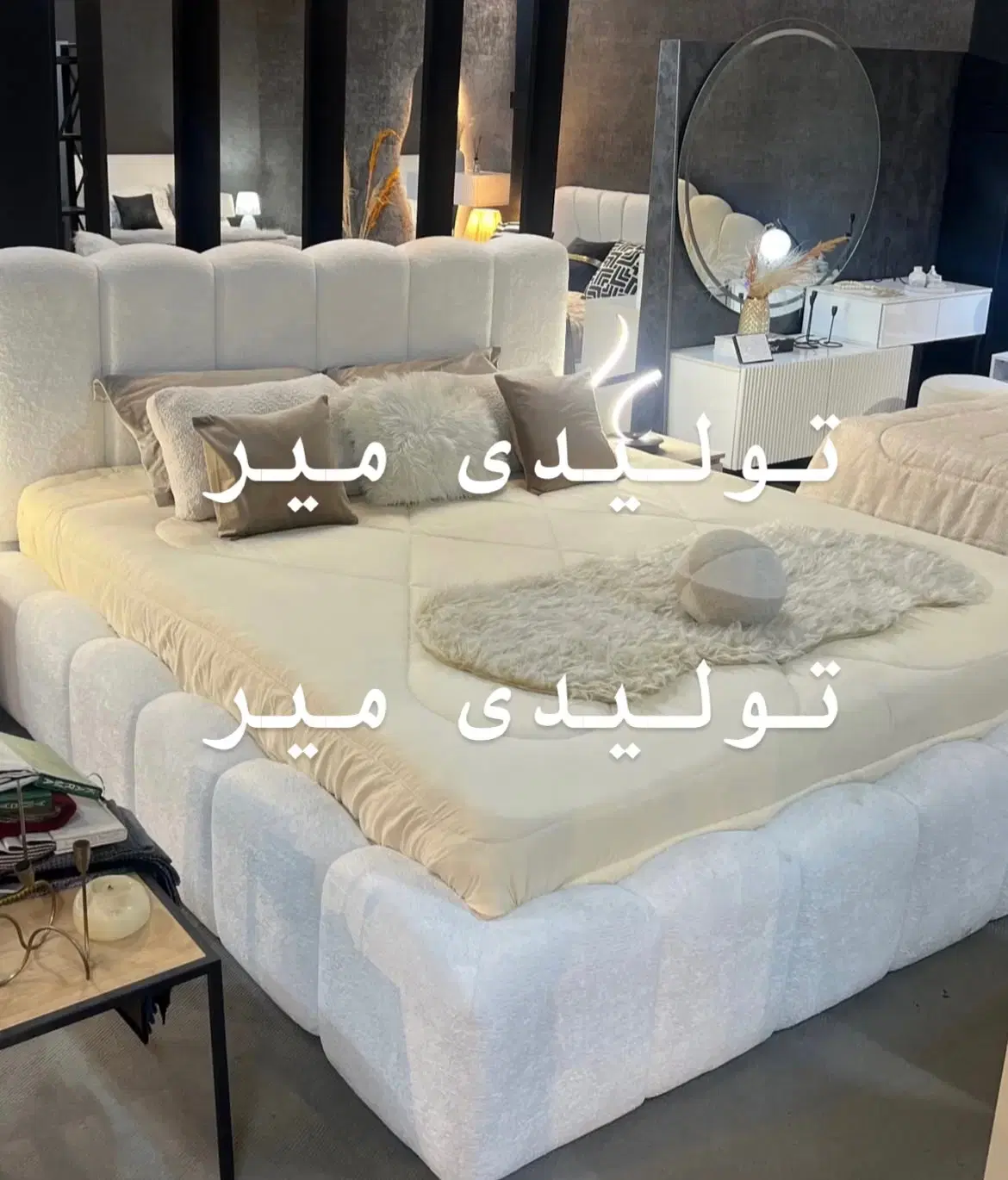 تختخواب دونفره سرویس خواب ۱ نفره تشک باکس مدل ۰۱۵ در شیراز، عادل آباد
