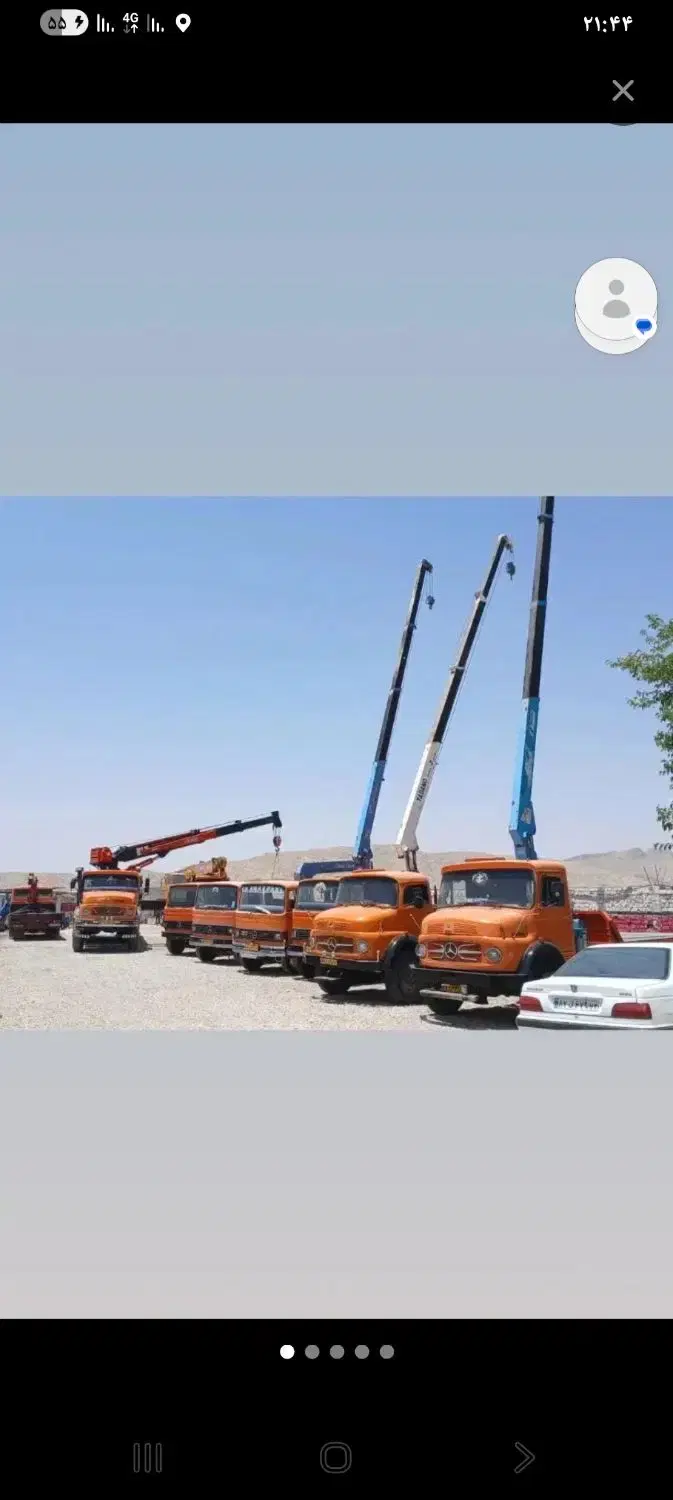 خدمات جرثقیل از۳تن تا۲۵ تن.قیمتی استثنایی حرفه ای در مرودشت، ابوذر جنوبی