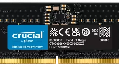 رم لپ تاپ 8 گیگابایت Crucial مدل CT8G48C40S5 DDR5 4800MHz
