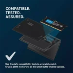 رم لپ تاپ 8 گیگابایت Crucial مدل CT8G48C40S5 DDR5 4800MHz - تصویر 5