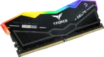 رم کامپیوتر 32 گیگابایت (16GB*2) TeamGroup مدل DELTA RGB DDR5 BLACK 6000MHz - تصویر 4