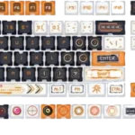 مجموعه کامل کلید کیبورد مکانیکال Redragon مدل A143 PBT