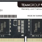 رم لپ تاپ 8 گیگابایت (8GB*1) TEAMGROUP مدل Elite DDR4 3200Mhz CL22‌