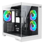 کیس گیمینگ کامپیوتر AWEST مدل GT-AQ12M-B&W‌