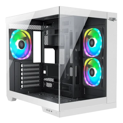 کیس گیمینگ کامپیوتر AWEST مدل GT-AQ12M-B&W‌