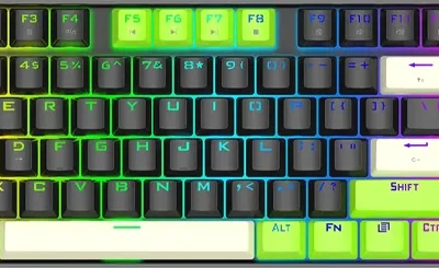 کیبورد مکانیکال گیمینگ سیمی Redragon مدل KUMARA K552 BGC-M RGB‌