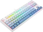 کیبورد سیمی گیمینگ Redragon مدل CASS K645 W-GB RGB با سوییچ قهوه ای‌ - تصویر 4