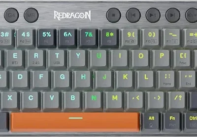 کیبورد مکانیکال گیمینگ بی سیم Redragon مدل HORUS K609 GG Pro‌