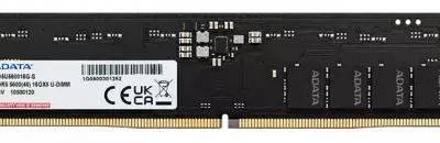 رم دسکتاپ 16 گیگابایت Adata مدل AD5U560016G-S DDR5 5600MHz CL46‌