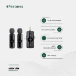 میکروفون یقه‌ای GreenLion مدل GM-80X‌ - تصویر 3