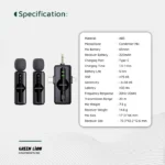 میکروفون یقه‌ای GreenLion مدل GM-80X‌ - تصویر 4