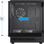 کیس گیمینگ کامپیوتر GameMax مدل Vista COC‌ - تصویر 6