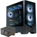 باندل کیس و پاور گیمینگ MSI مدل PAG FORGE M100L + MAG A500N-H‌