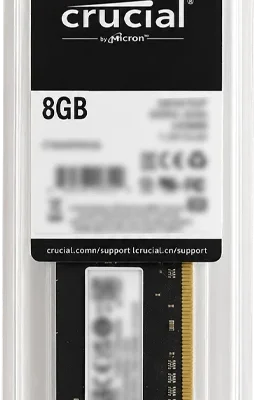 رم کامپیوتر 8 گیگابایت (8GB*1) CRUCIAL مدل CT102464BF832B DDR4 3200Mhz CL22‌